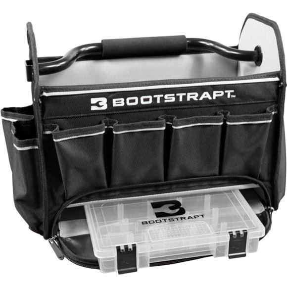 Bootstrapt 15 in. Contractor's Tote Bag with Integrated Parts Bin Compartment - Picture 2 of 6